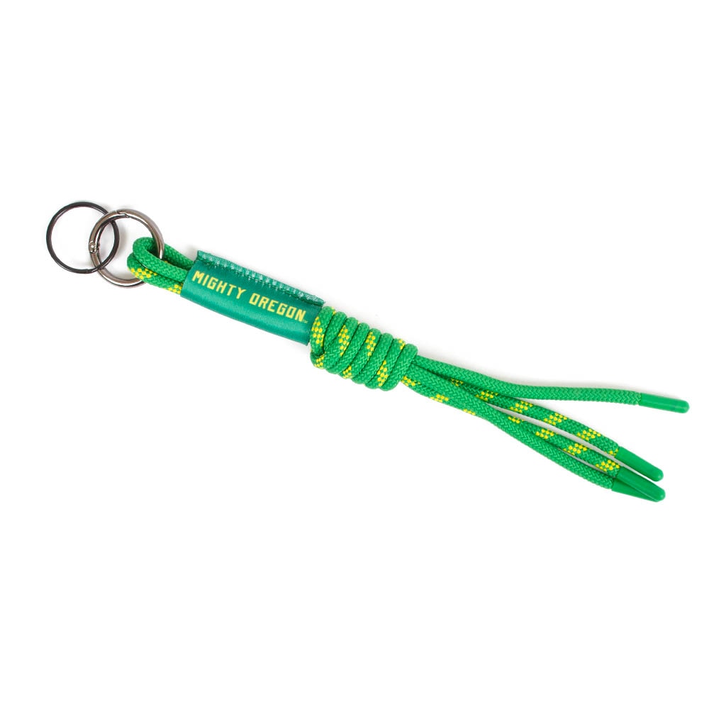 Mighty Oregon, Spirit Product, Green, Keychain/Keytag, Gifts, Braded Cord, Loop, 953130